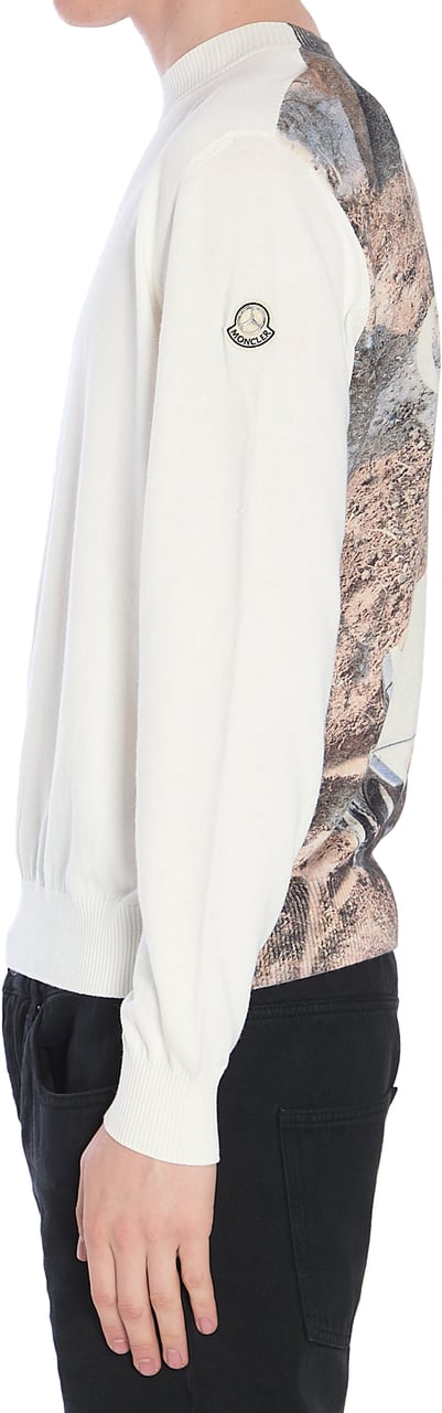 Moncler Printed sweater Wit