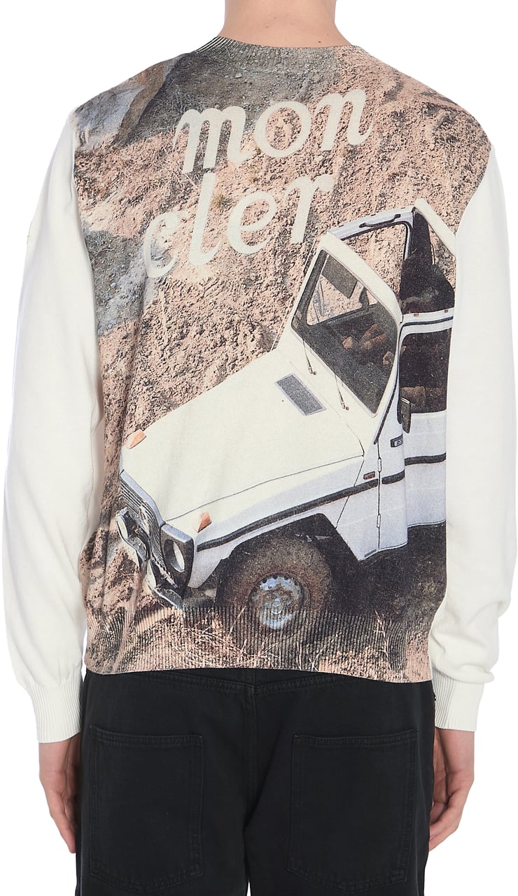 Moncler Printed sweater Wit