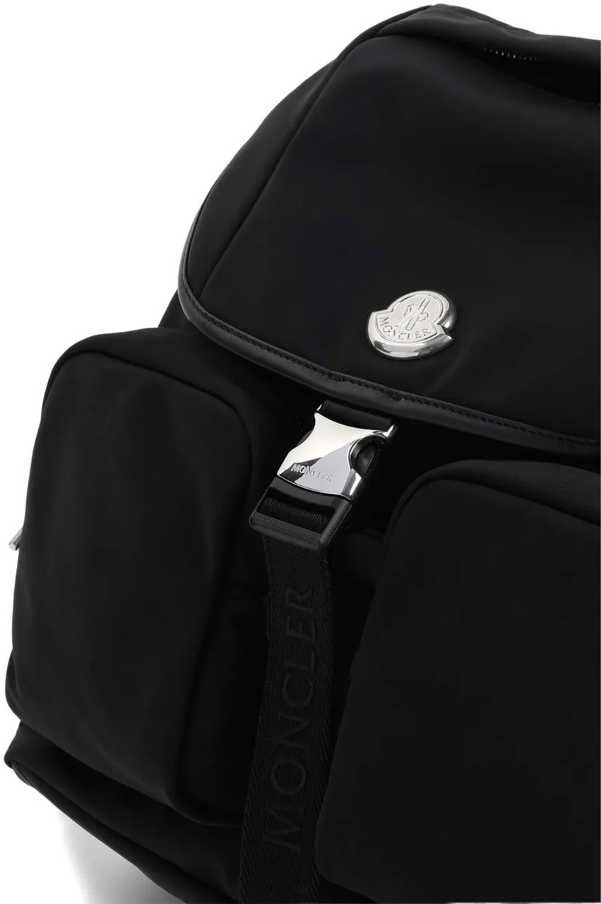 Moncler Black New Trick Backpack Zwart