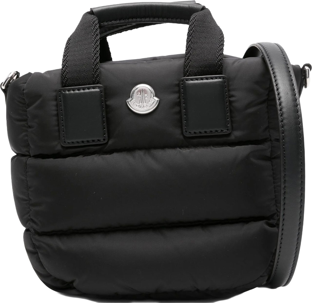 Moncler Quilted Micro Caradoc Shoulder Bag Zwart