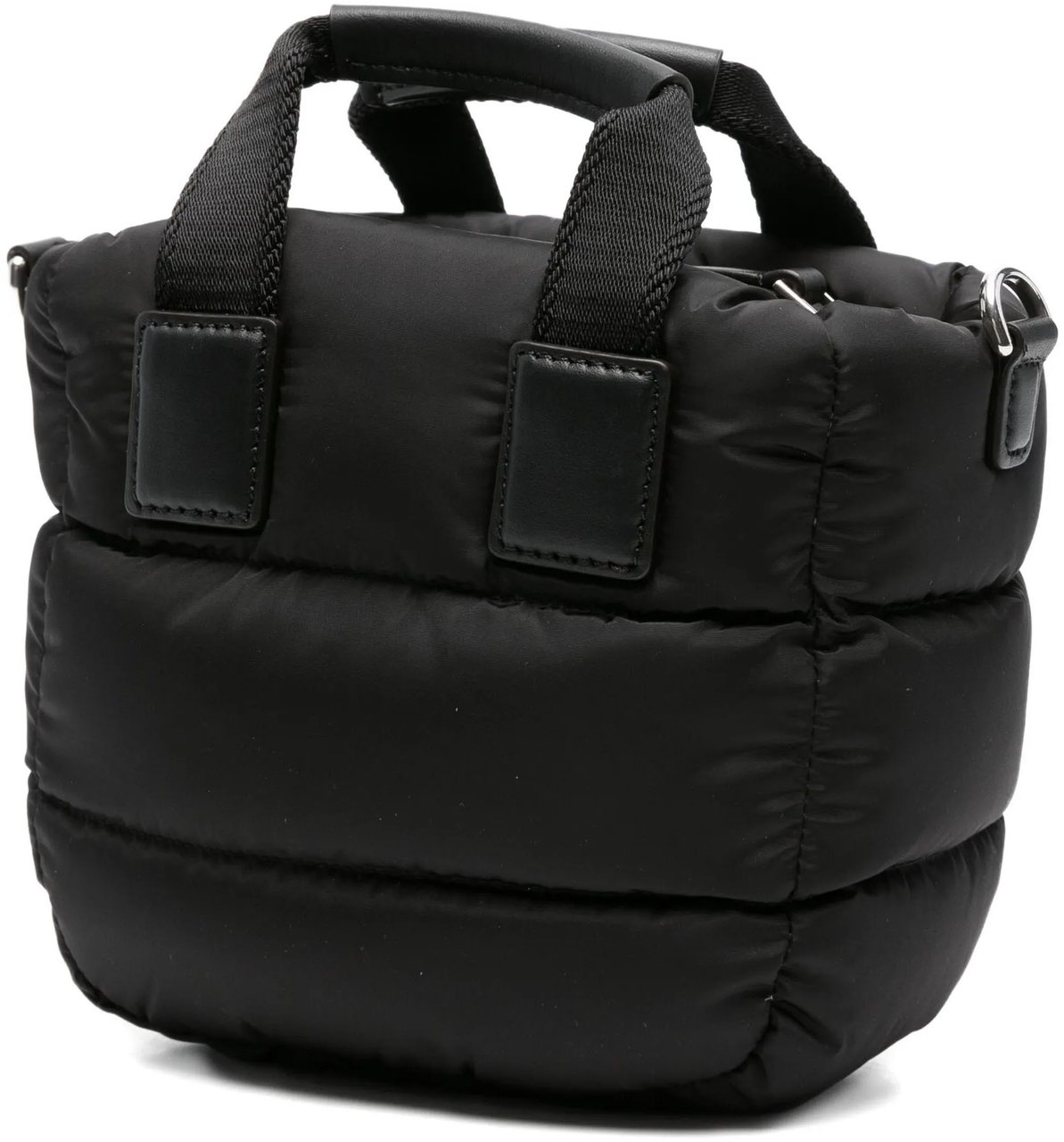 Moncler Quilted Micro Caradoc Shoulder Bag Zwart