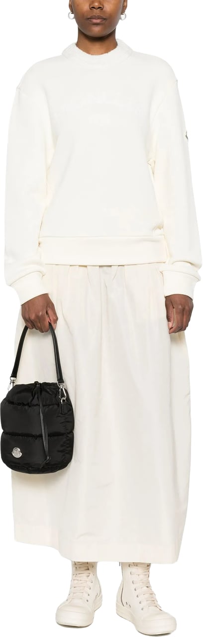Moncler Black Caradoc Quilted Bucket Bag Zwart