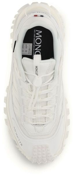 Moncler White Polyamide Athletic Sneakers Wit