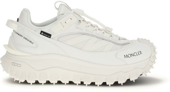 Moncler White Polyamide Athletic Sneakers Wit