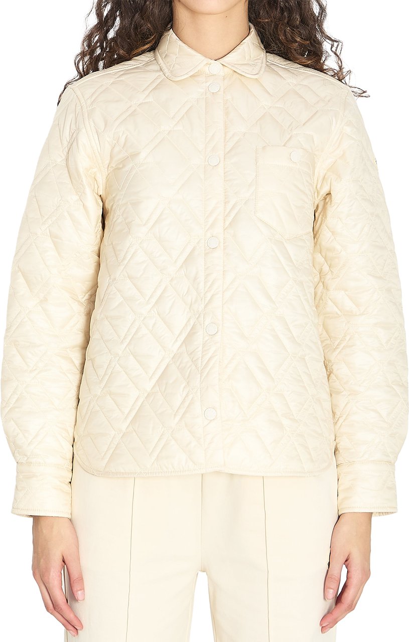 Moncler Quilted shirt Beige