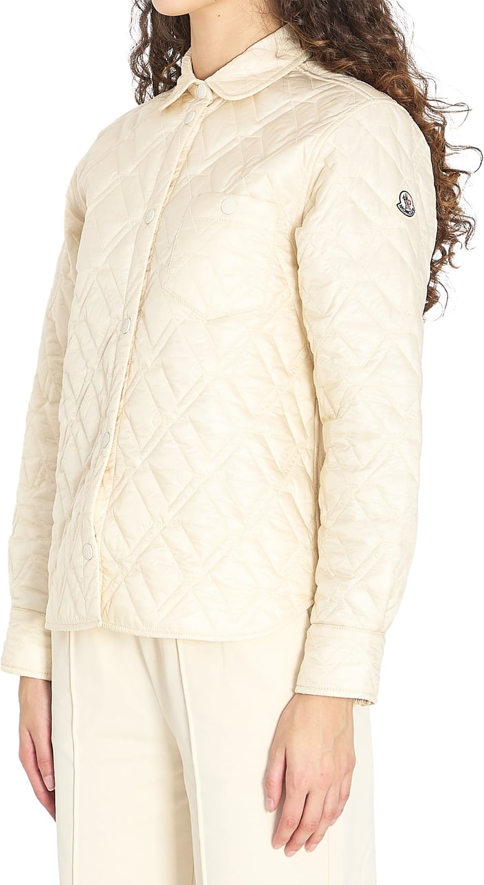 Moncler Quilted shirt Beige