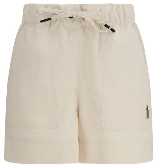 Moncler Moncler Grenoble Beige Polyester Bermuda Shorts Beige