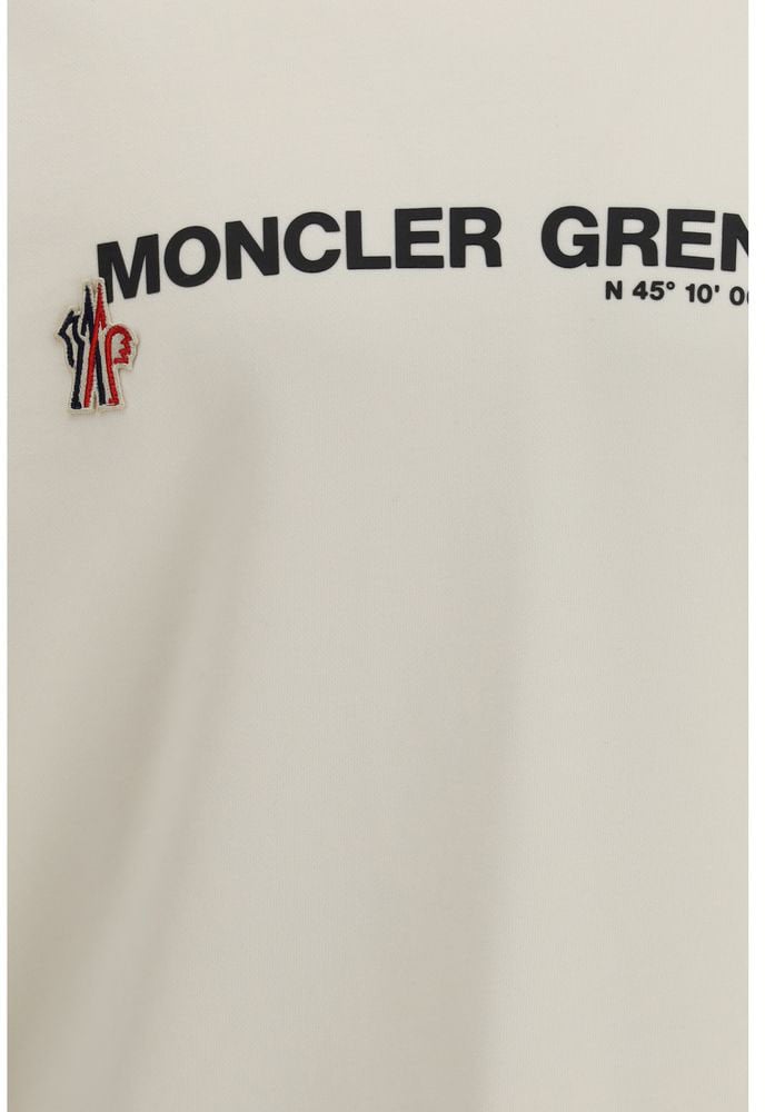 Moncler Grenoble Beige Cotton Sweatshirt Beige