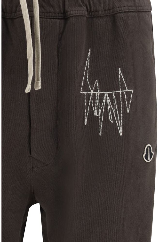 Moncler x Rick Owens Brown Cotton Athletic Pants Bruin