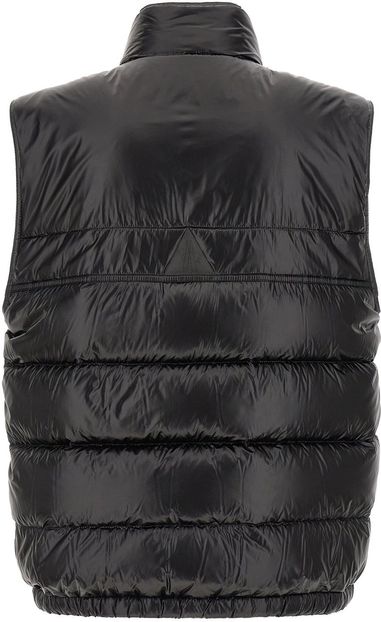 Moncler Grenoble Black Polyester Shell Jacket Zwart