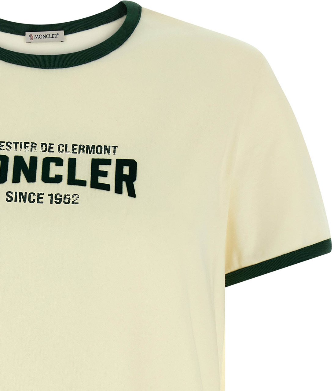 Moncler Beige Cotton T-Shirt Beige