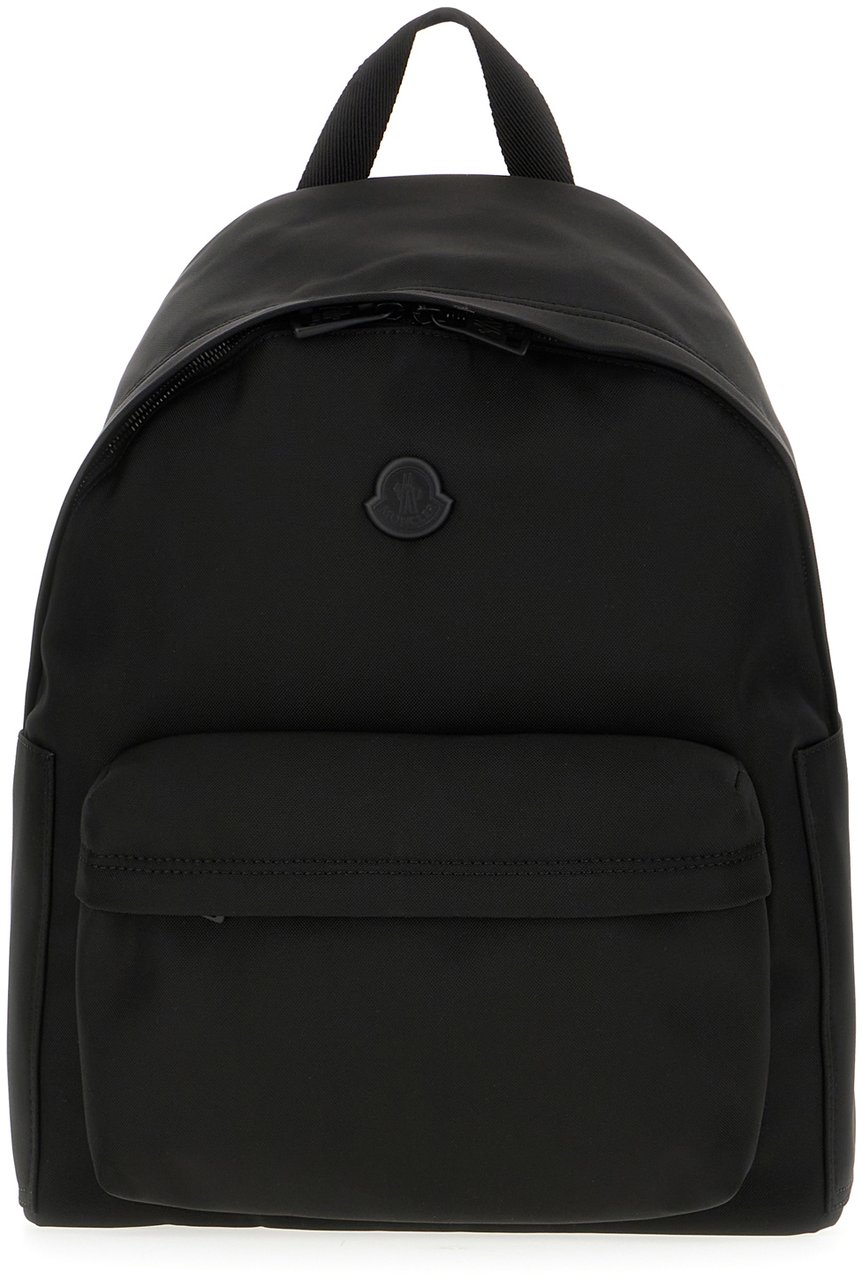 Moncler Moncler Black canvas New Perrick backpack Zwart