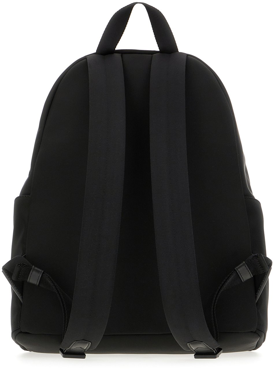 Moncler Moncler Black canvas New Perrick backpack Zwart