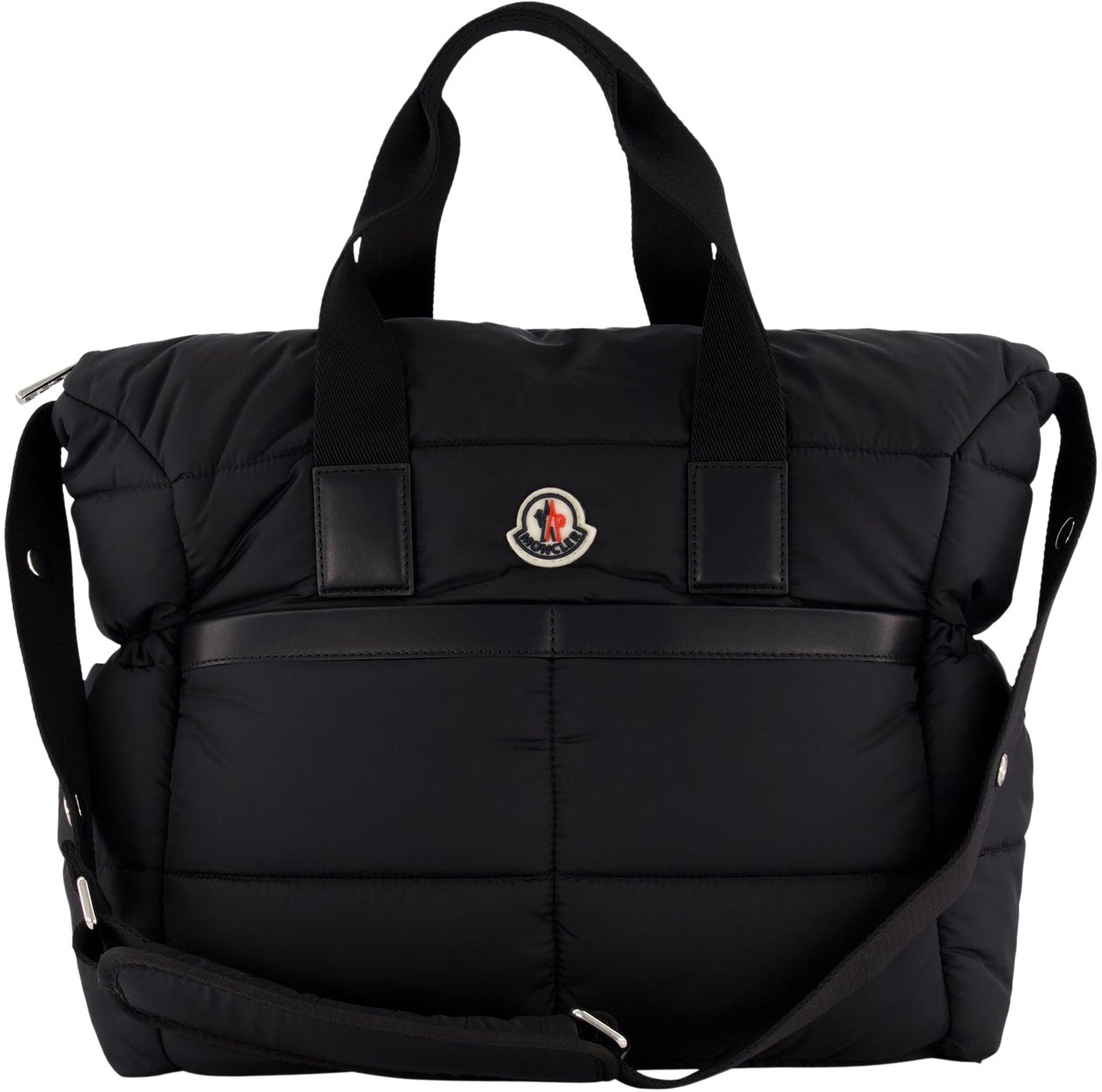 Moncler Moncler Baby Unisex Luiertas In Zwart Zwart