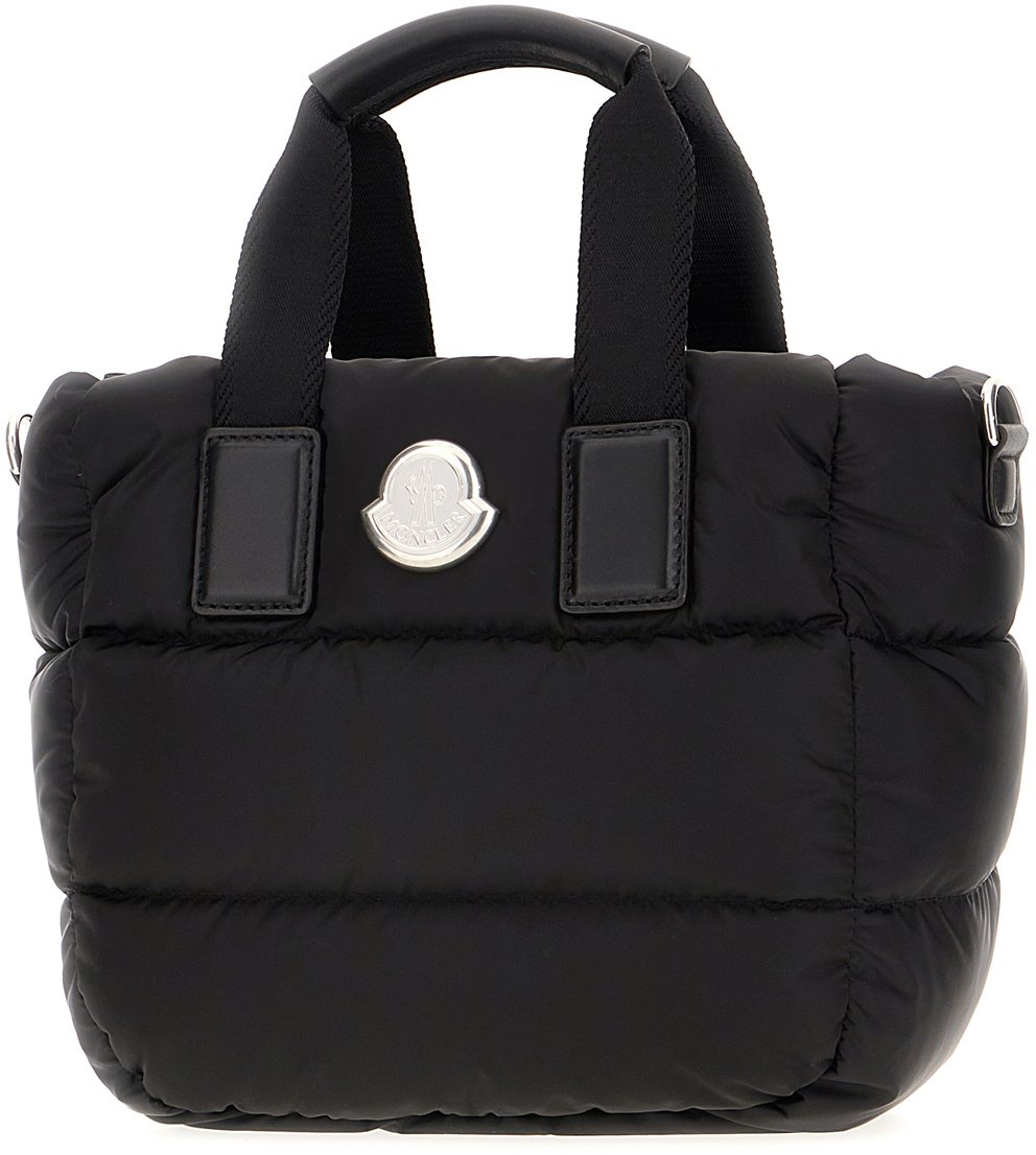 Moncler Moncler Black nylon mini Caradoc handbag Zwart