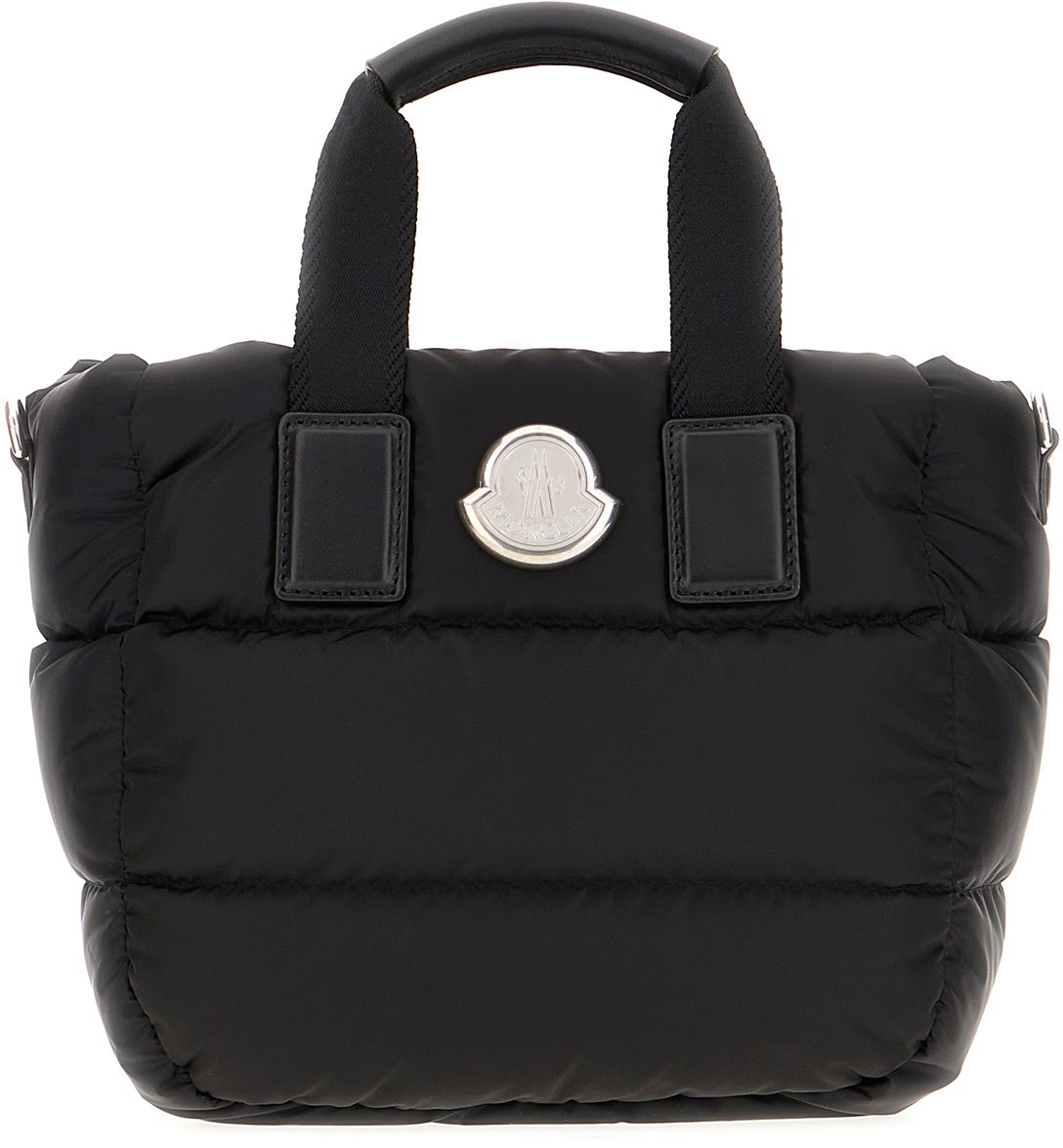 Moncler Moncler Black nylon mini Caradoc handbag Zwart