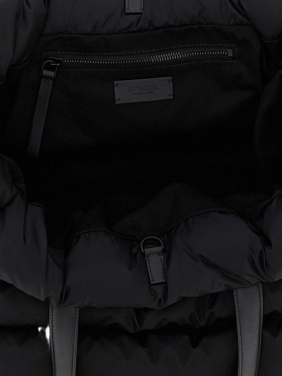 Moncler New Caradoc Large Padded Nylon Tote Zwart