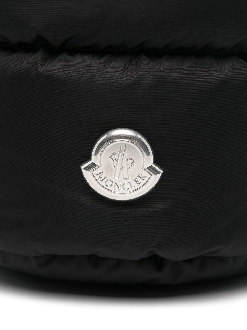 Moncler Black Caradoc Quilted Bucket Bag Zwart