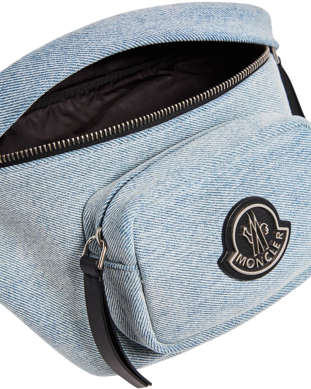 Moncler Borsello in Denim Blauw