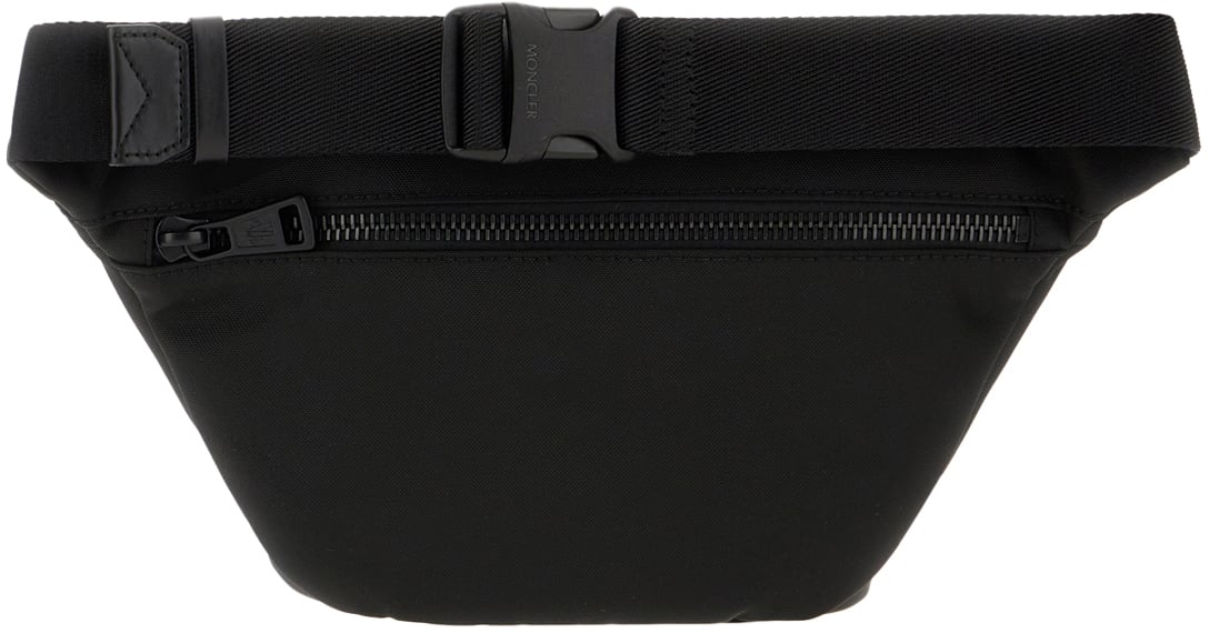 Moncler Moncler Black canvas Durance belt bag Zwart