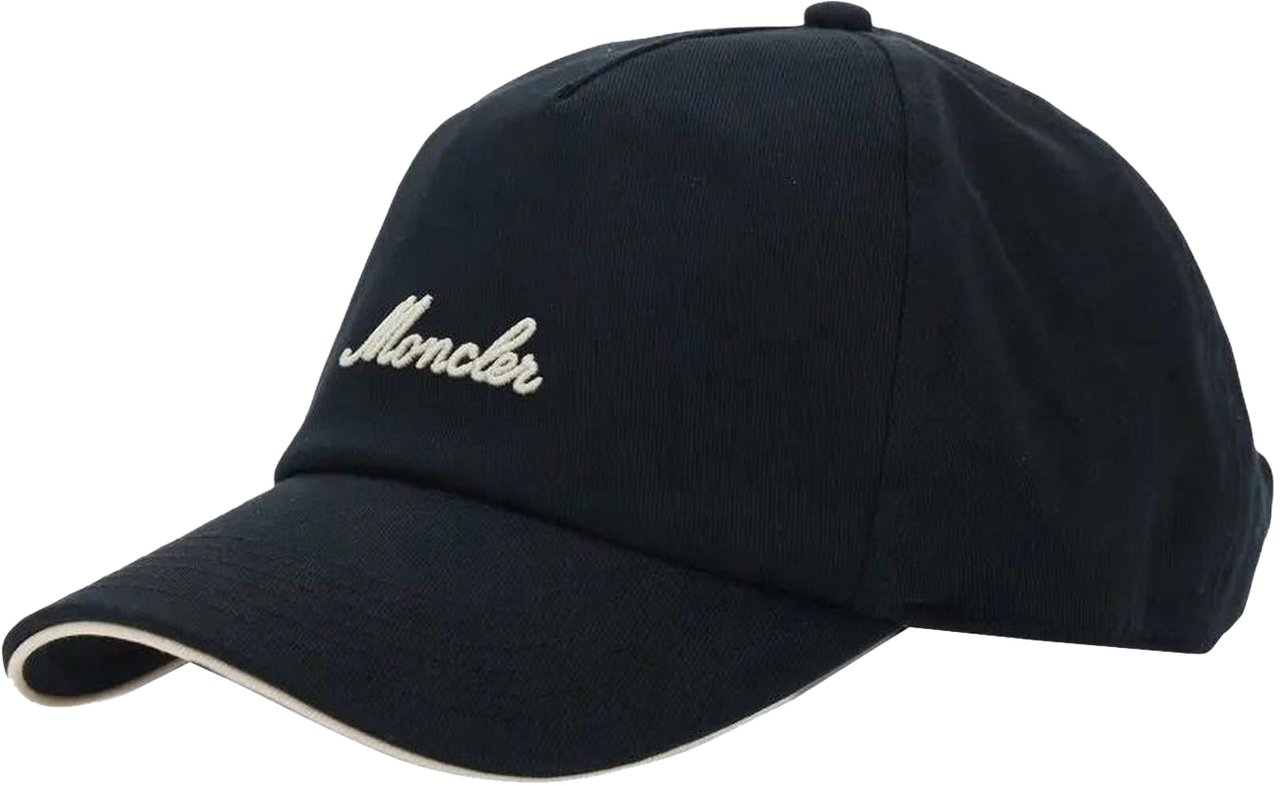 Moncler Heren Baseball Cap Zwart