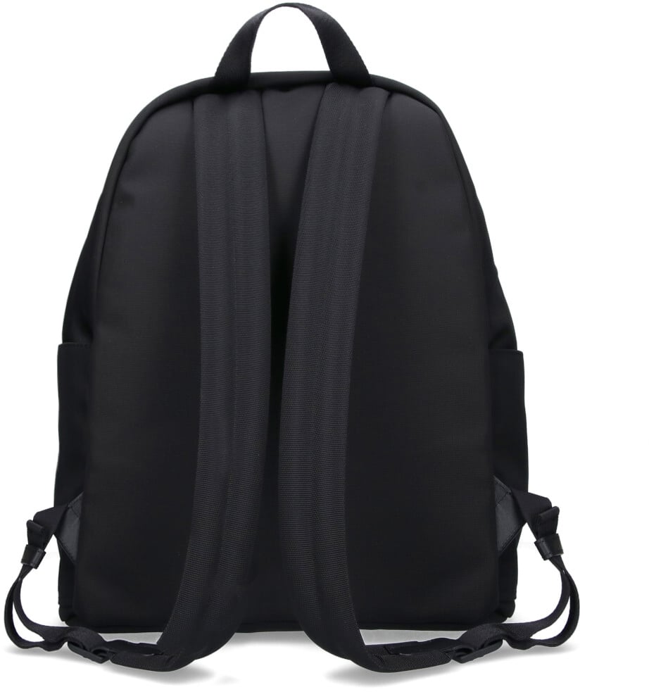 Moncler Black New Pierrick Nylon Backpack Zwart