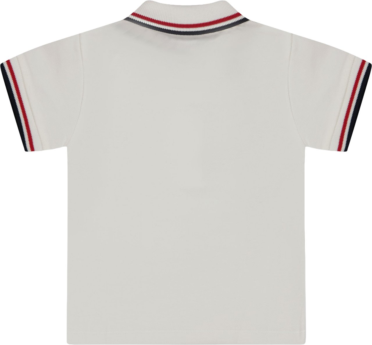 Moncler Baby Jongens Polo In Wit Wit