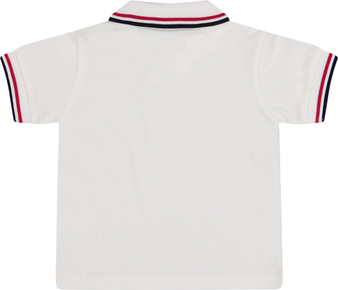 Moncler Baby Jongens Polo In Wit Wit