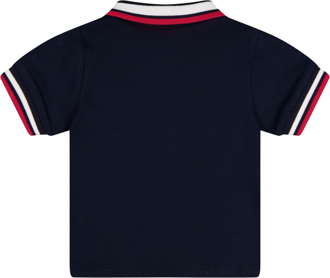 Moncler Moncler Baby Jongens Polo In Navy Blauw