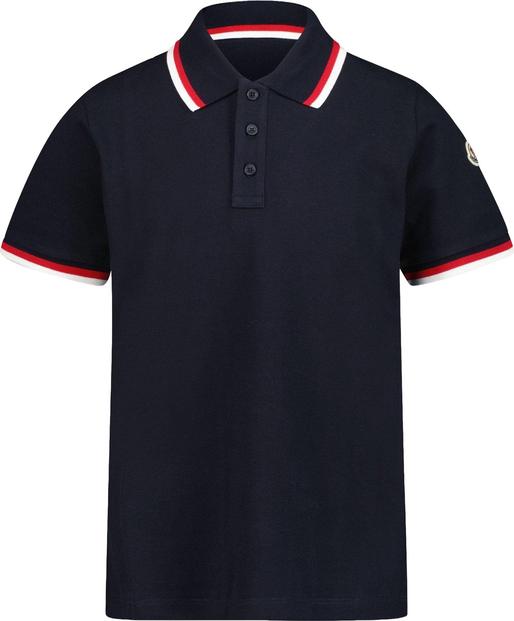 Moncler Kinder Jongens Polo In Navy Blauw