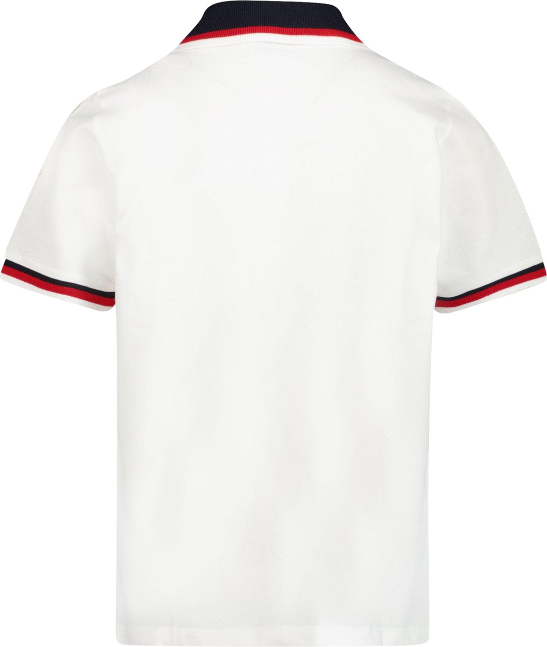 Moncler Kinder Jongens Polo In Wit Wit
