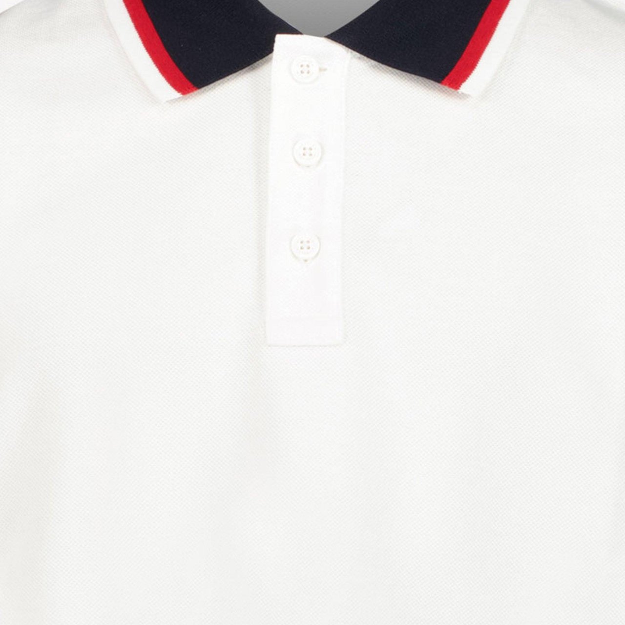 Moncler Kinder Jongens Polo In Wit Wit