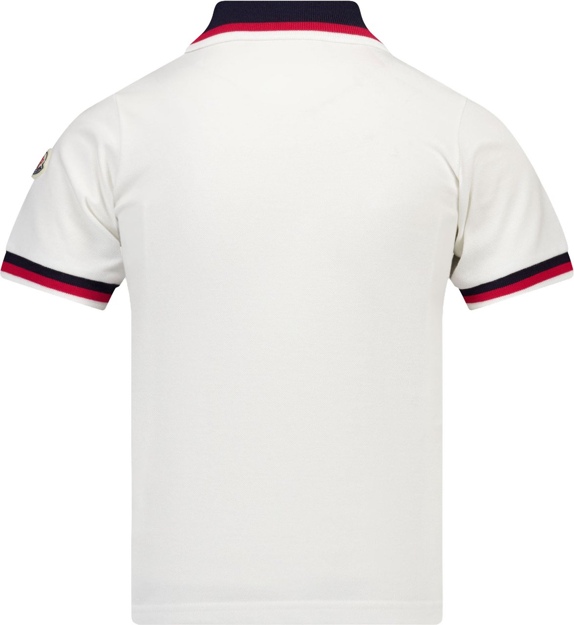 Moncler Kinder Jongens Polo In Wit Wit