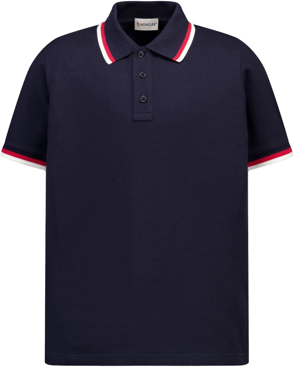 Moncler Moncler Kinder Jongens Polo In Navy Blauw
