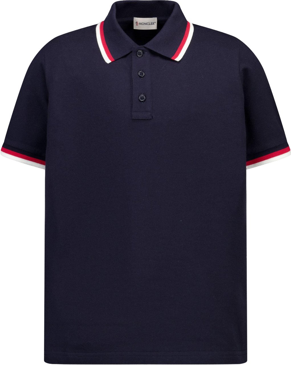 Moncler Kinder Jongens Polo In Navy Blauw