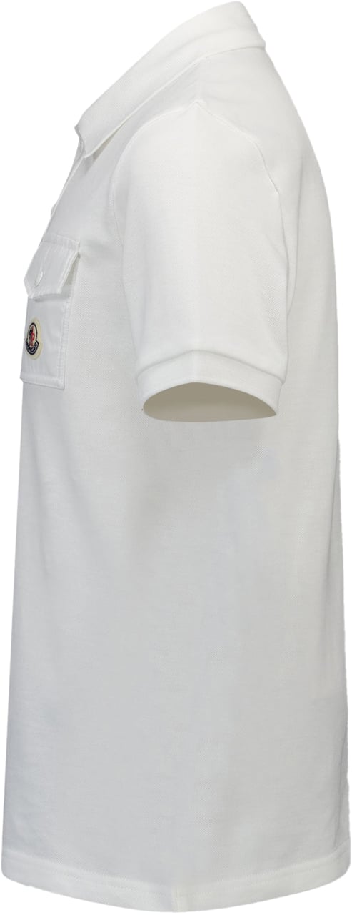 Moncler Moncler Kinder Jongens Polo In Wit Wit