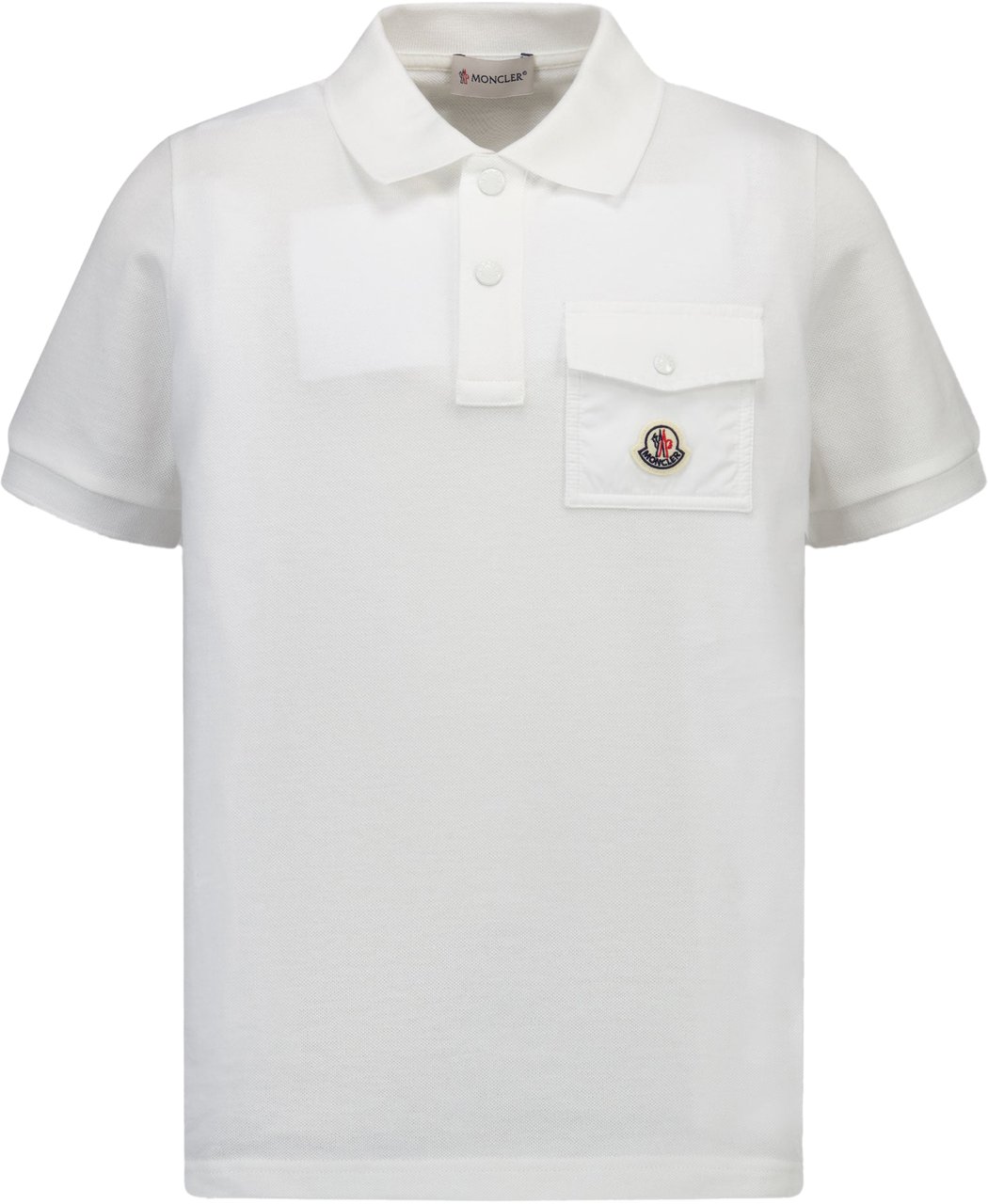 Moncler Moncler Kinder Jongens Polo In Wit Wit