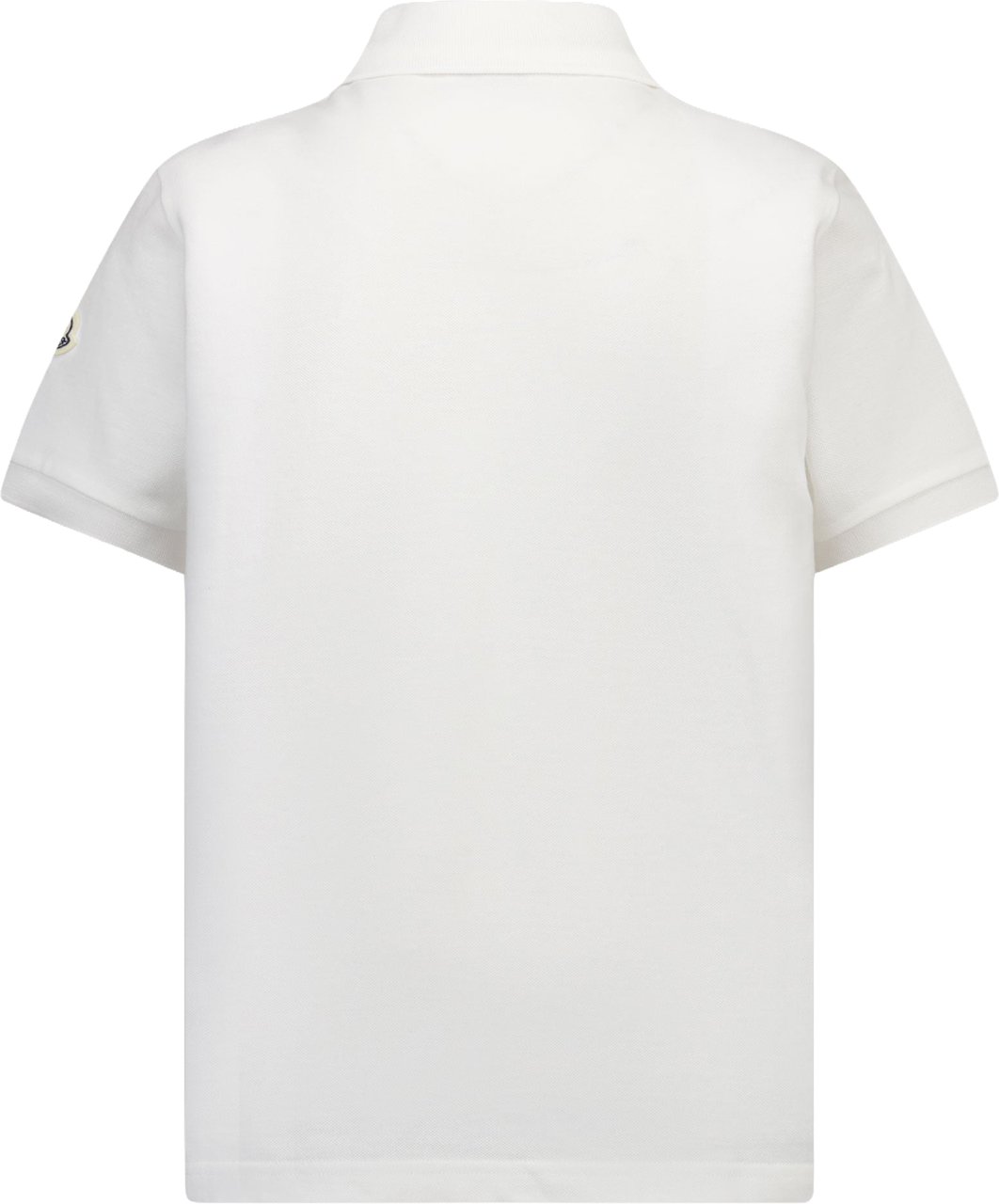 Moncler Kinder Jongens Polo In Wit Wit