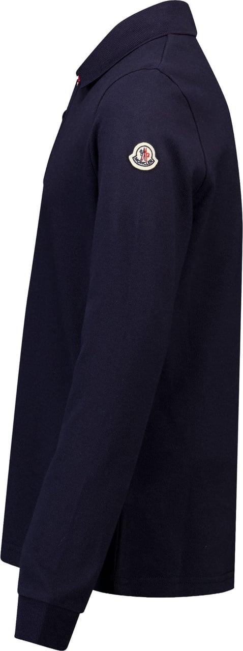 Moncler Kinder Jongens Polo In Navy Blauw