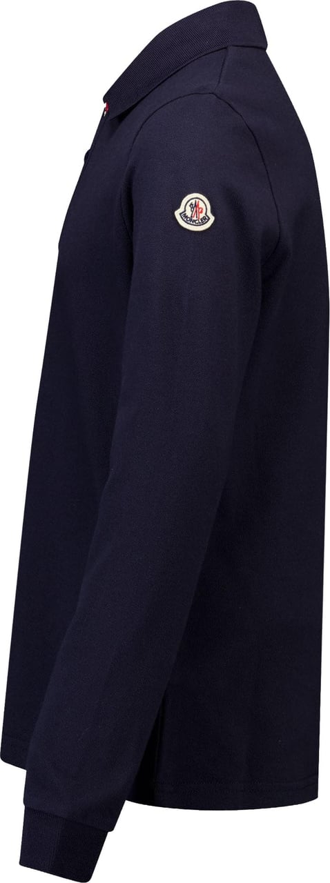 Moncler Kinder Jongens Polo In Navy Blauw