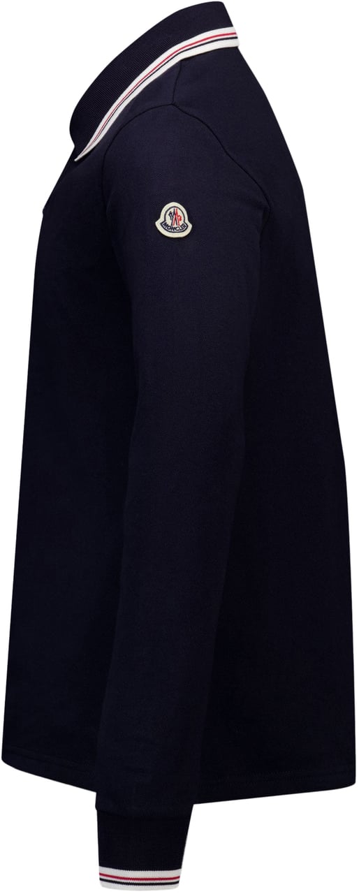 Moncler Moncler Kinder Jongens Polo In Navy Blauw