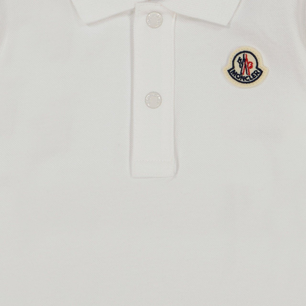 Moncler Moncler Baby Jongens Polo Wit Wit