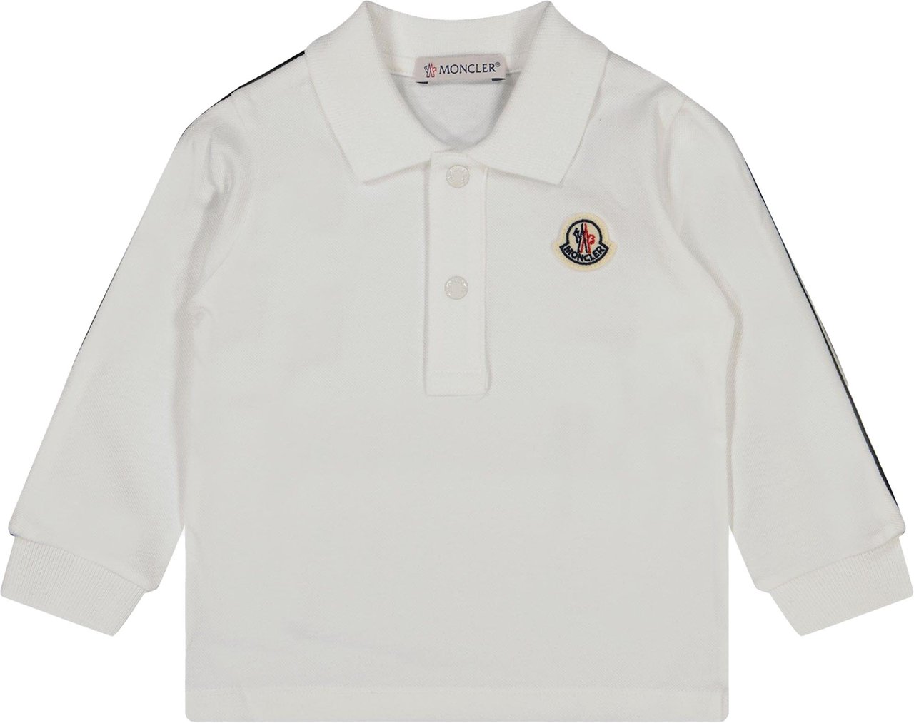 Moncler Moncler Baby Jongens Polo Wit Wit
