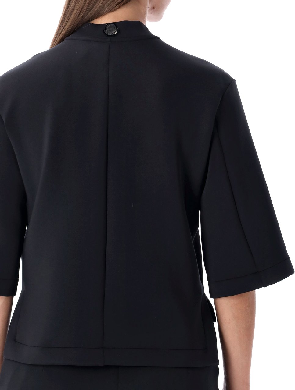 Moncler Moncler x Edward Enninful Neoprene Crew Neck T-Shirt Zwart