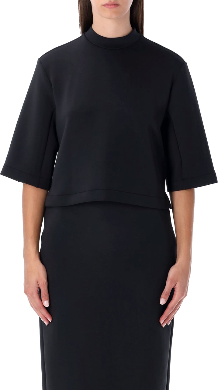 Moncler Moncler x Edward Enninful Neoprene Crew Neck T-Shirt Zwart