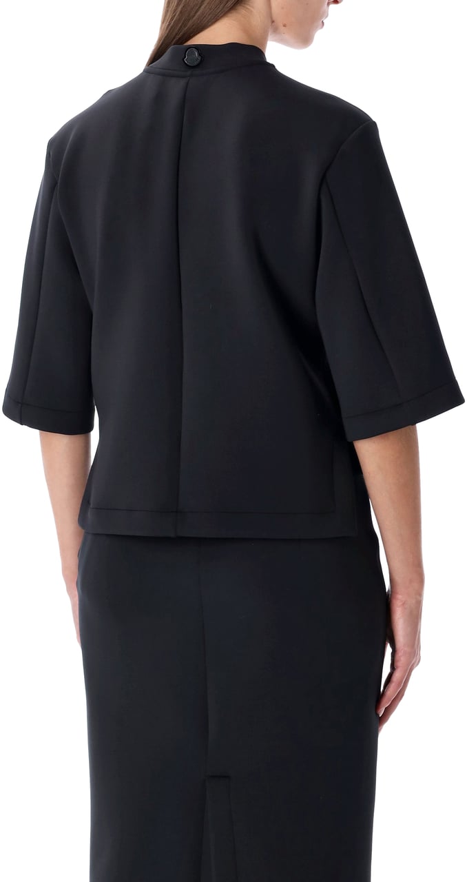 Moncler Moncler x Edward Enninful Neoprene Crew Neck T-Shirt Zwart