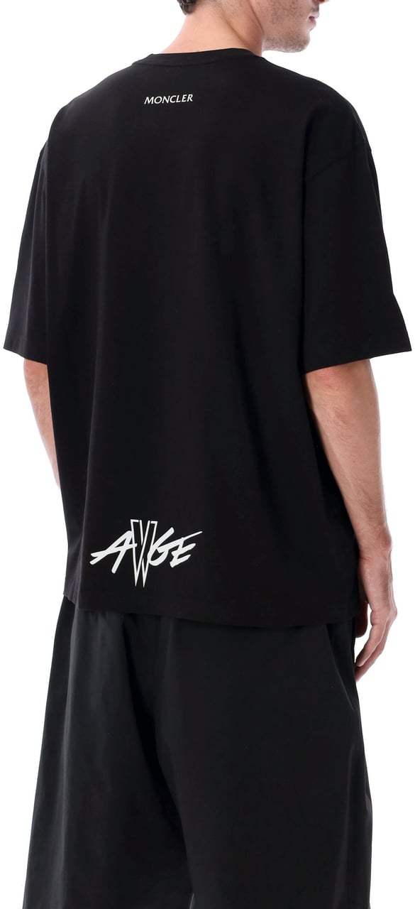 Moncler Ss T-Shirt Nero Zwart
