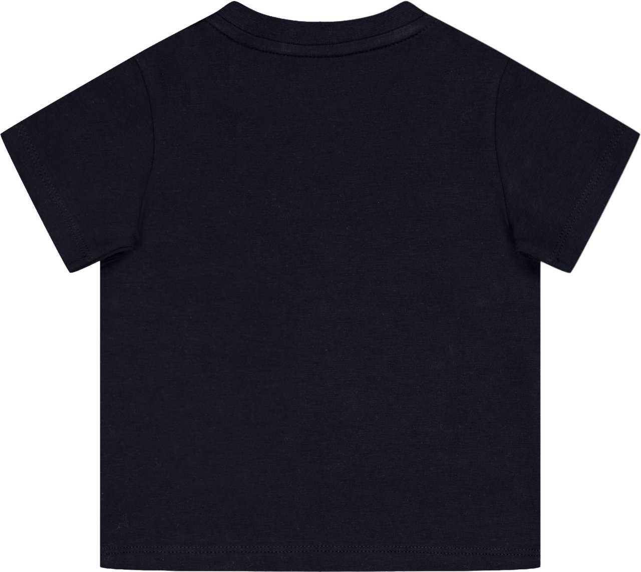 Moncler Baby Jongens T-Shirt In Navy Blauw