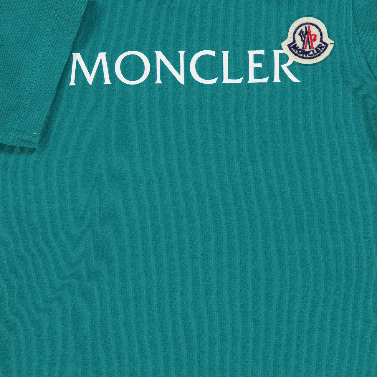 Moncler Moncler Baby Jongens T-Shirt In Groen Groen