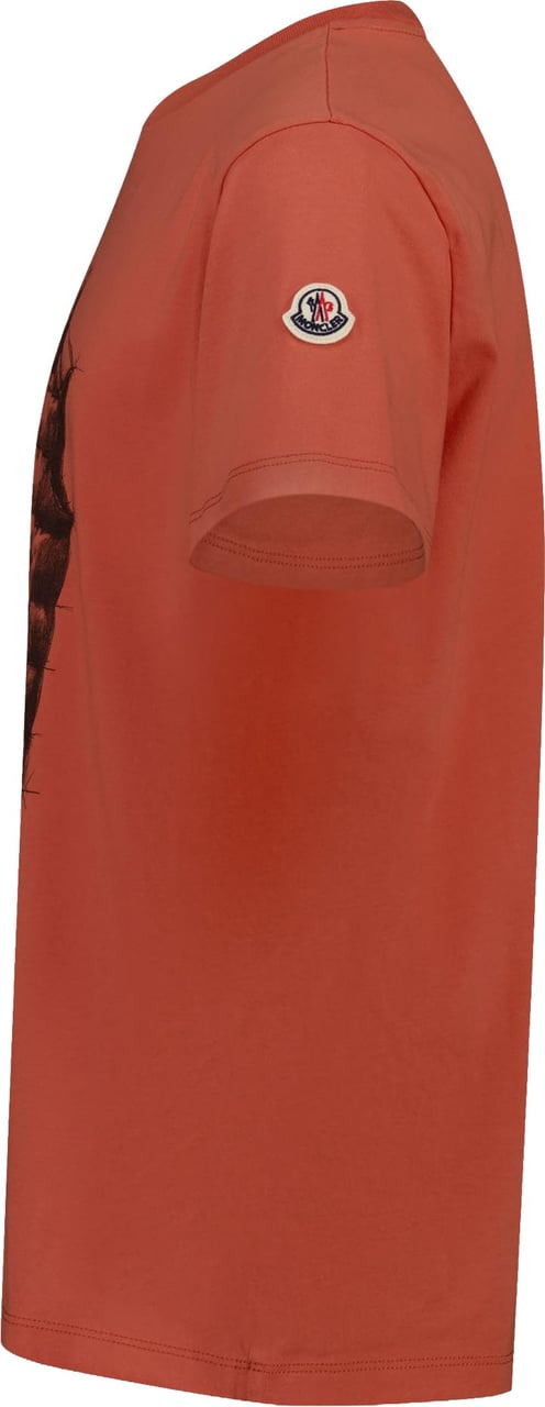 Moncler Kinder Jongens T-Shirt In Oranje Oranje